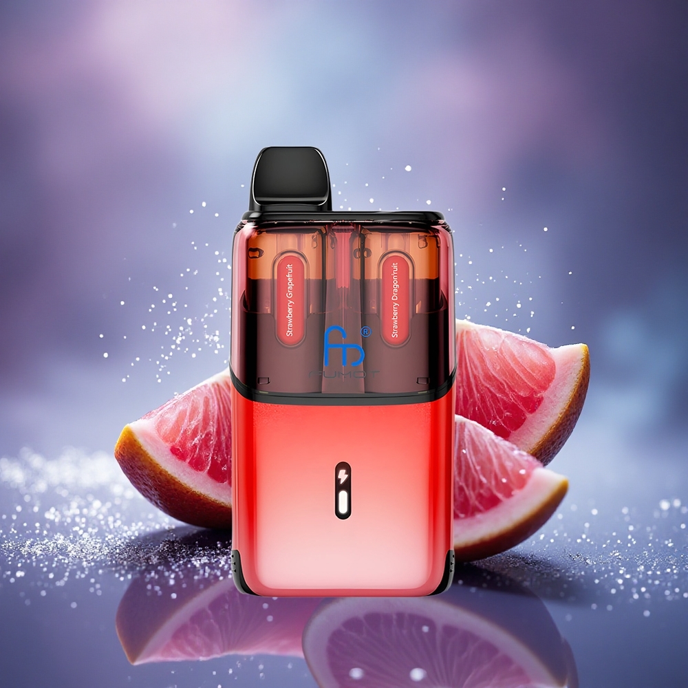 Fumot Ultra T32000 Puffs Fraise Pamplemousse - Fraise Fruit du Dragon à Charge Rapide Type-C