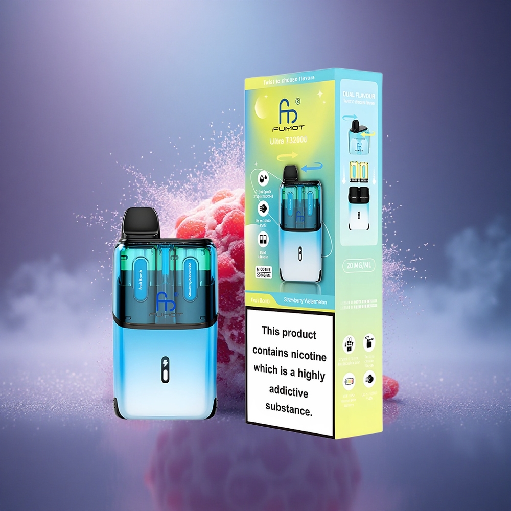 Fumot Ultra T32000 Puffs Fruit Bombe - Fraise Pastèque avec 24ml et 800mAh