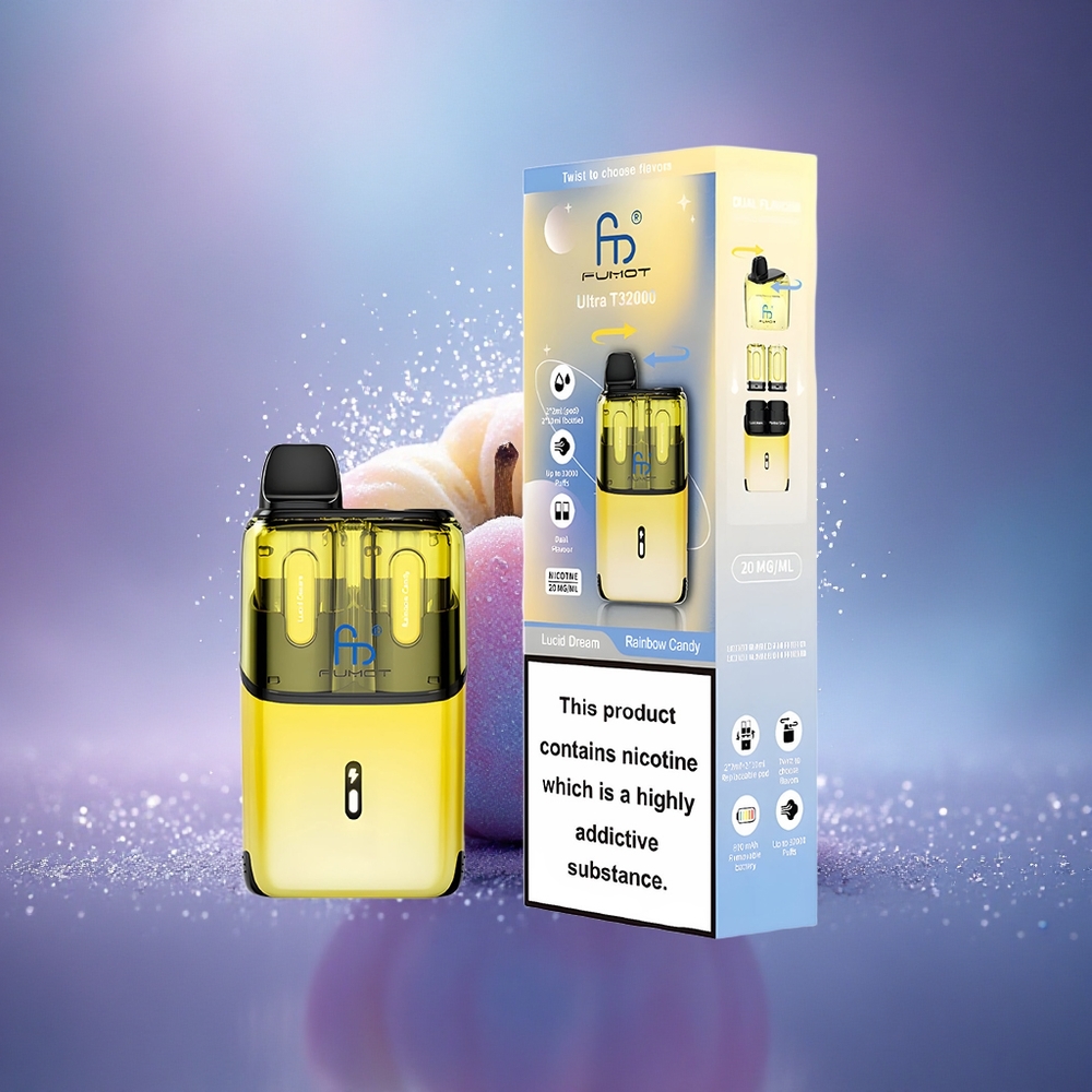 Fumot Ultra T32000 Puffs Rêve Lucide - Bonbon Arc-en-Ciel avec 24ml et Charge Rapide Type-C