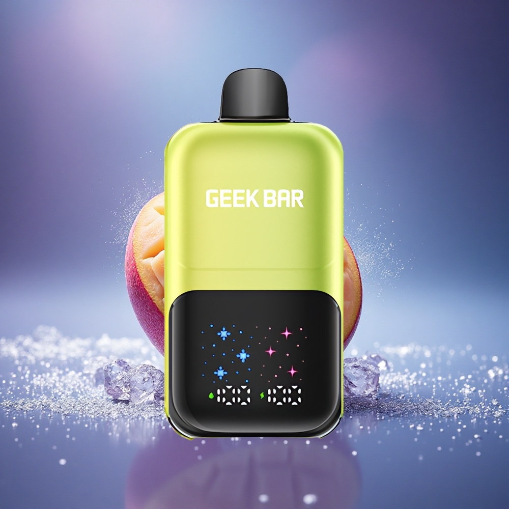 GEEK BAR 2GO 20ml 50000 Puffs Glace Mangue Mexicaine Écran Interactif Saveurs Réglables