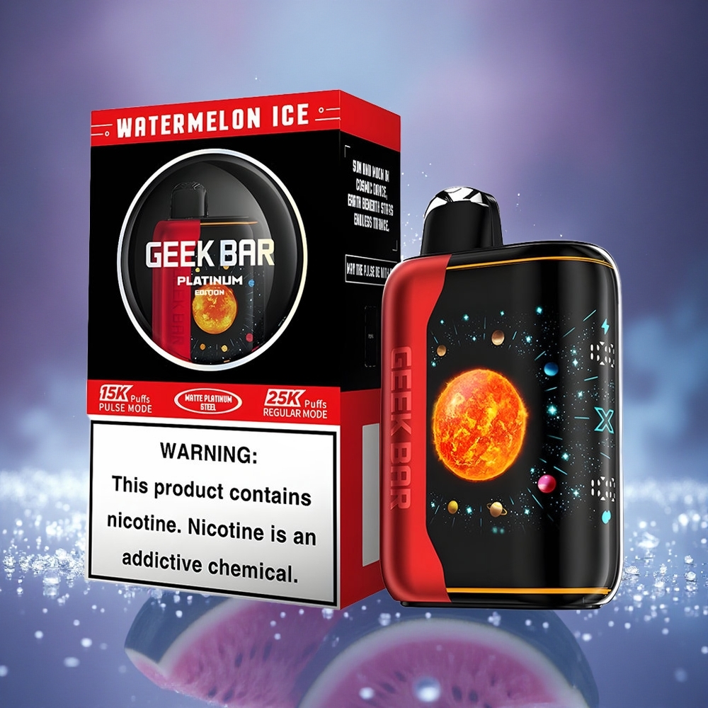 GEEK BAR Platinum Edition 25000 Puffs Glace à la Pastèque Dynamique Dual Mesh