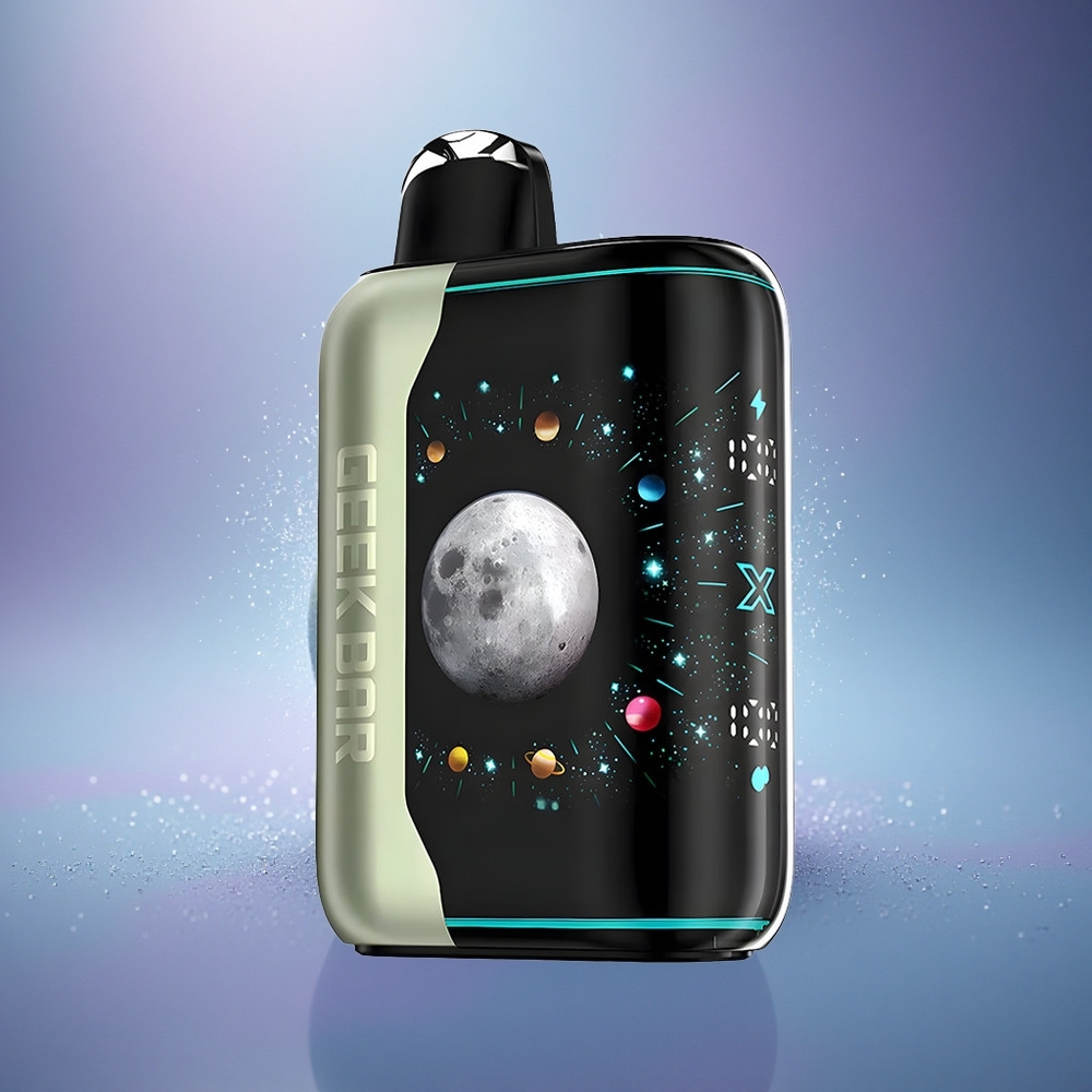 GEEK BAR Platinum Edition 25000 Puffs Menthe Miami Platine Écran Dynamique