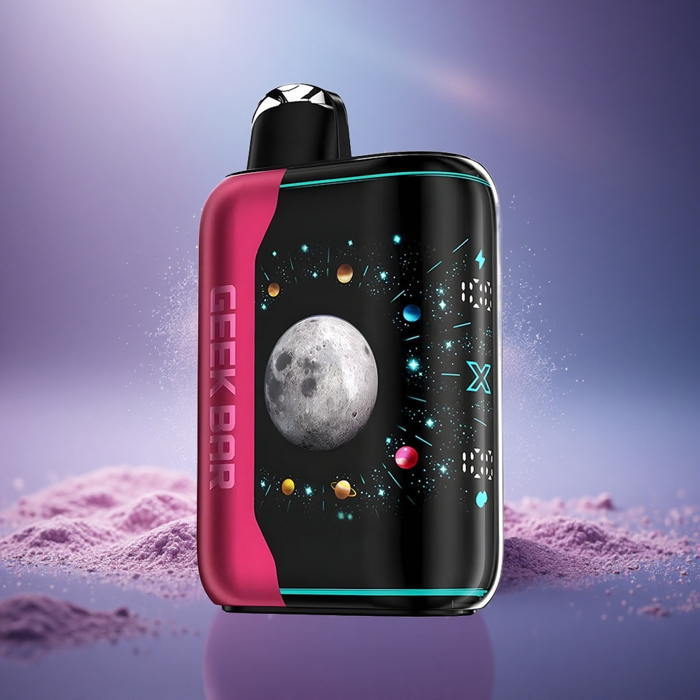 GEEK BAR Platinum Edition 25000 Puffs Poussière Rose Acidulée avec Dual Mesh Coil et Charge Rapide USB-C