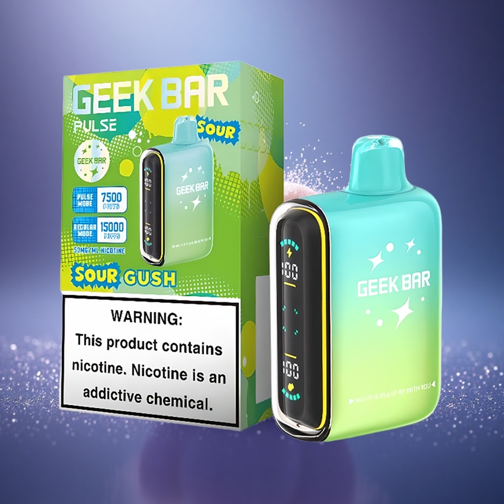 GEEK BAR Pulse 15000 Puffs Édition Acidulée avec 16ML et Flux d\'Air Réglable