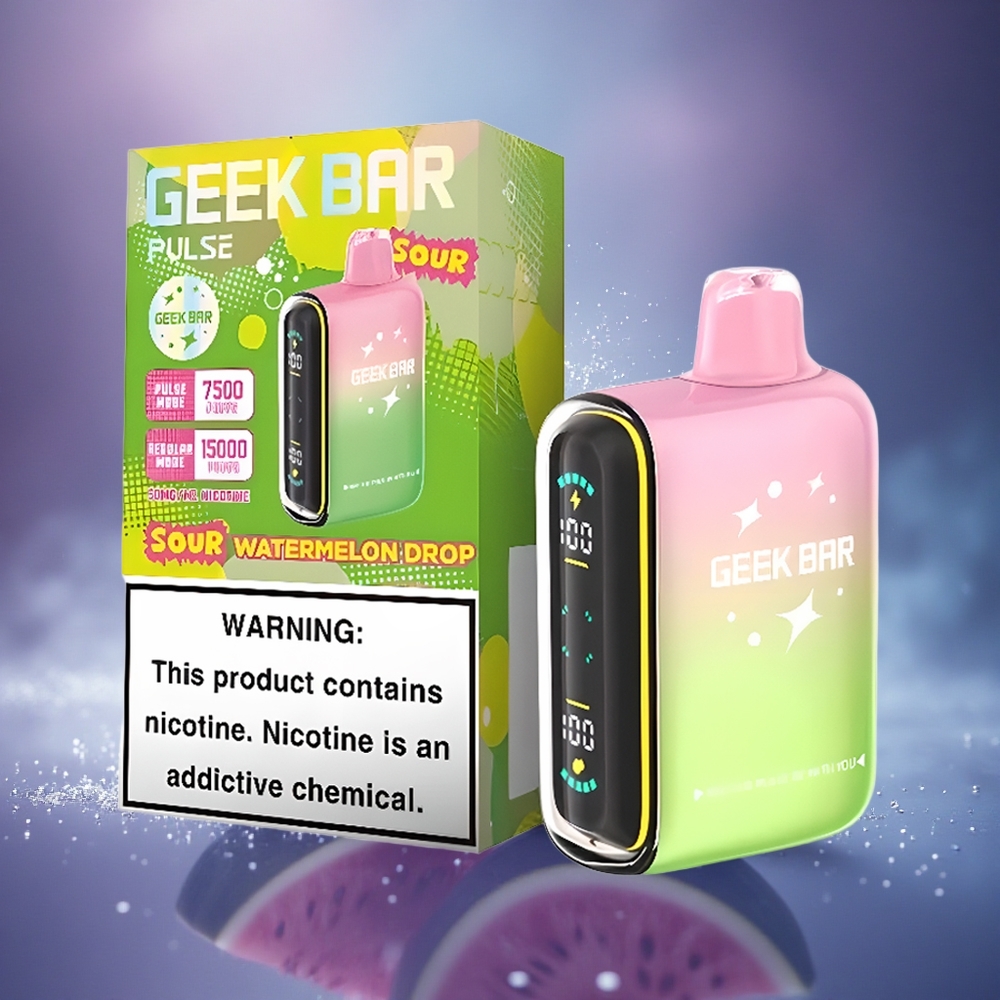 GEEK BAR Pulse 15000 Puffs Édition Acidulée avec 16ML et Flux d\'Air Réglable