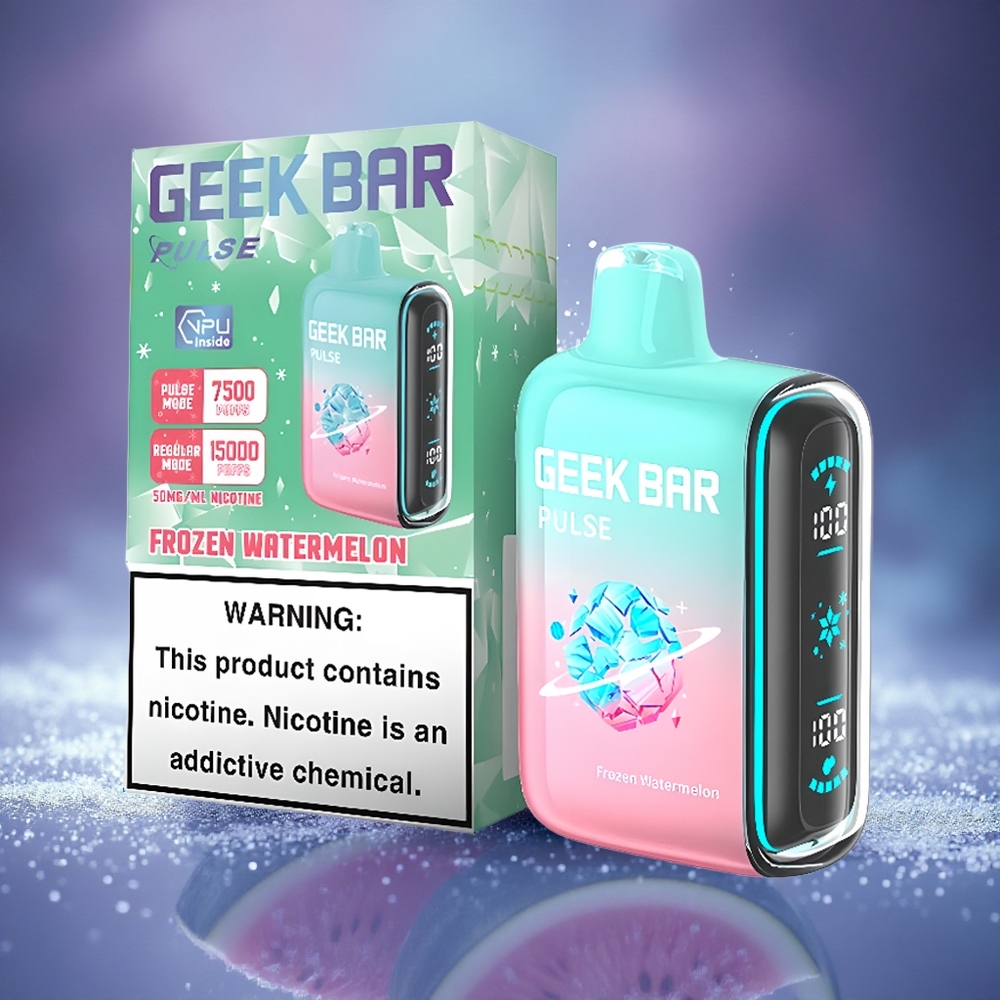 GEEK BAR Pulse 15000 Puffs Édition Glacée avec 16ML et 650 mAh