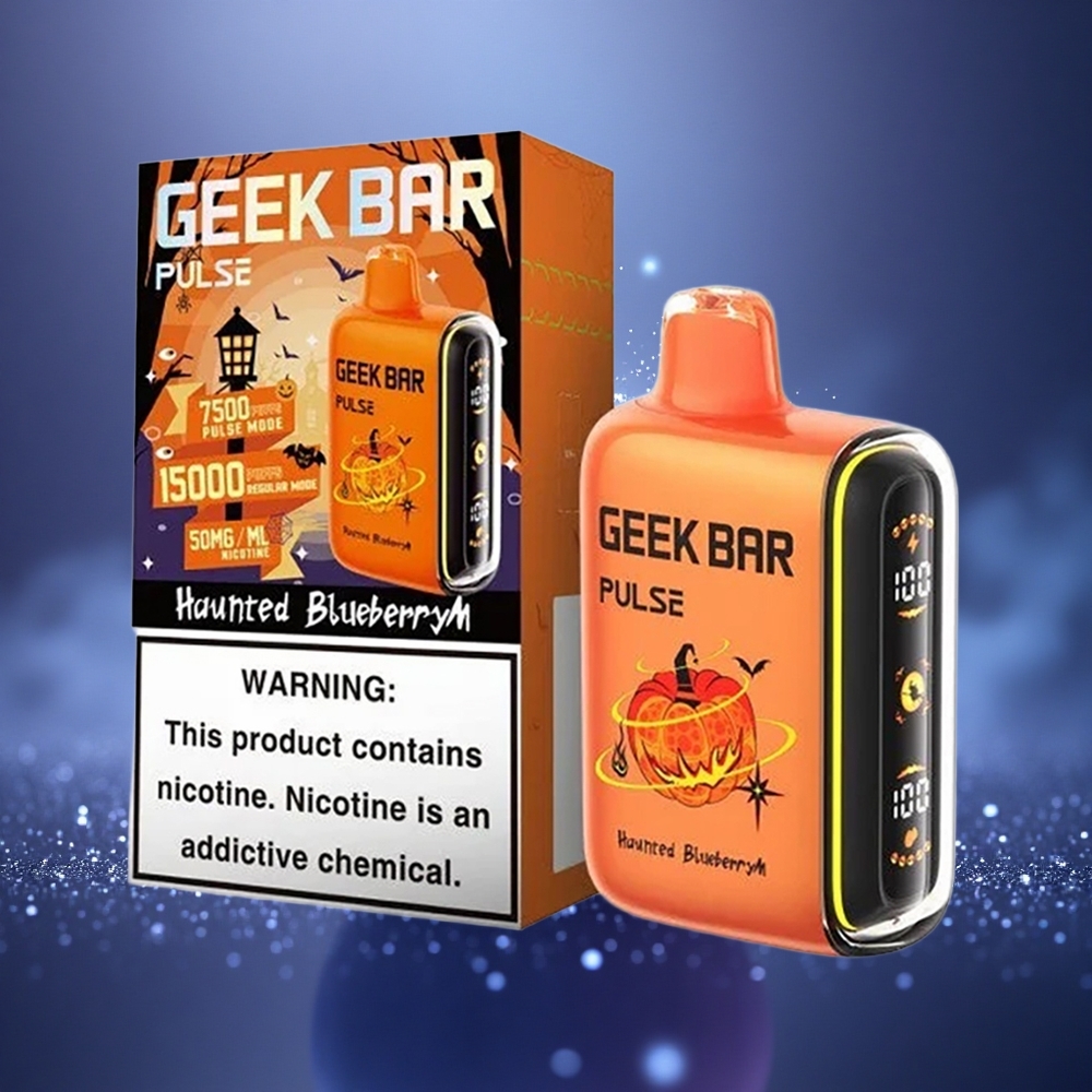GEEK BAR Pulse 15000 Puffs Édition Halloween avec 16ML et Flux d\'Air Réglable