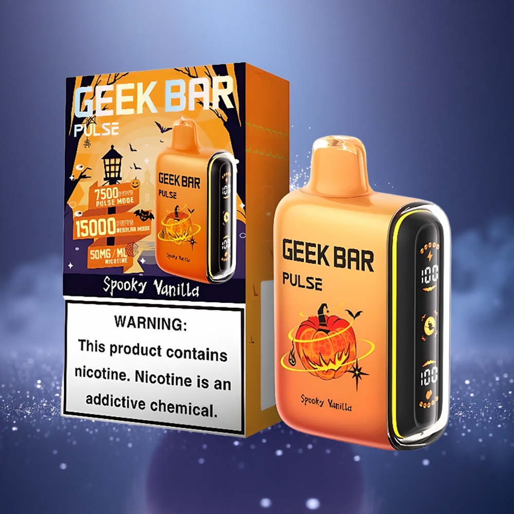 GEEK BAR Pulse 15000 Puffs Édition Halloween avec 16ML et Flux d\'Air Réglable