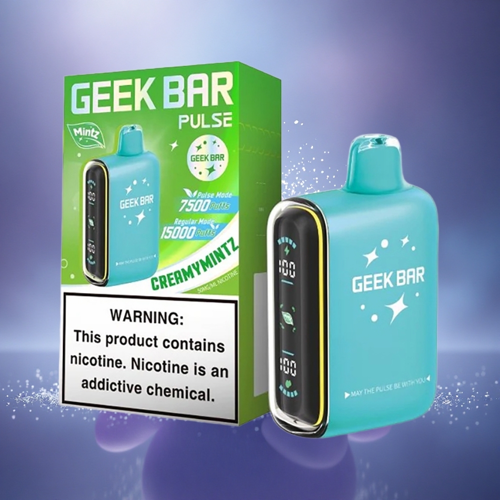 GEEK BAR Pulse 15000 Puffs Édition Mintz Pulse 16ML 5% USB-C