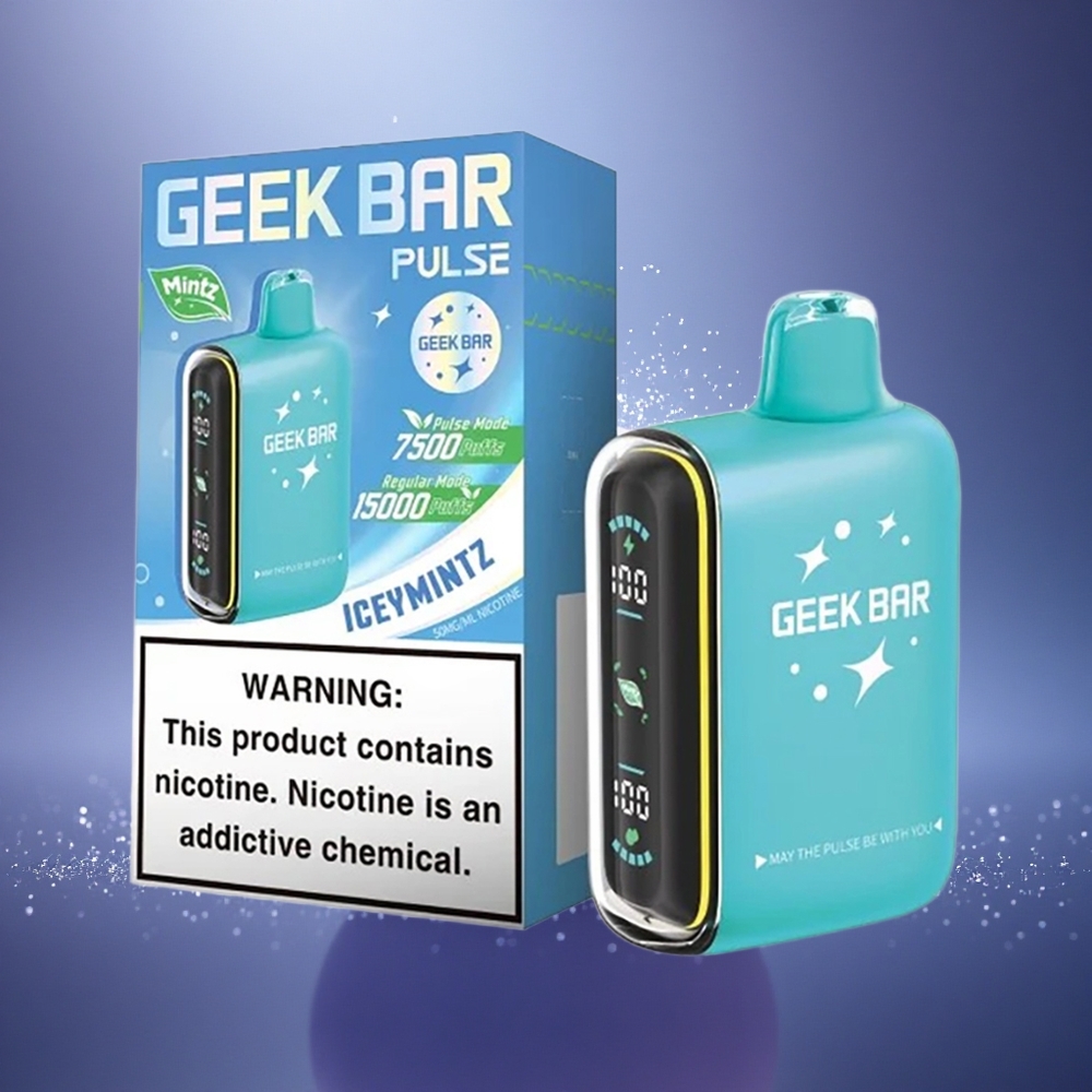 GEEK BAR Pulse 15000 Puffs Édition Mintz Pulse 16ML 5% USB-C