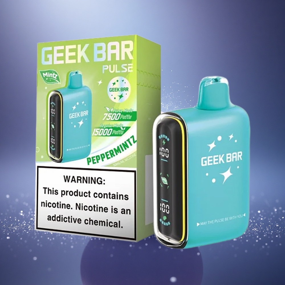 GEEK BAR Pulse 15000 Puffs Édition Mintz Pulse 16ML 5% USB-C