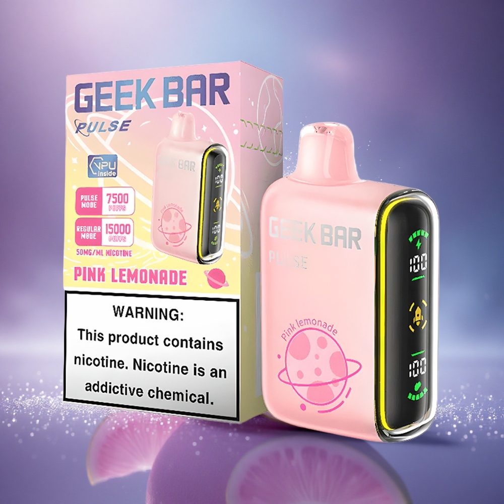 GEEK BAR Pulse 15000 Puffs Édition Planète avec 16ML et Flux d\'Air Réglable