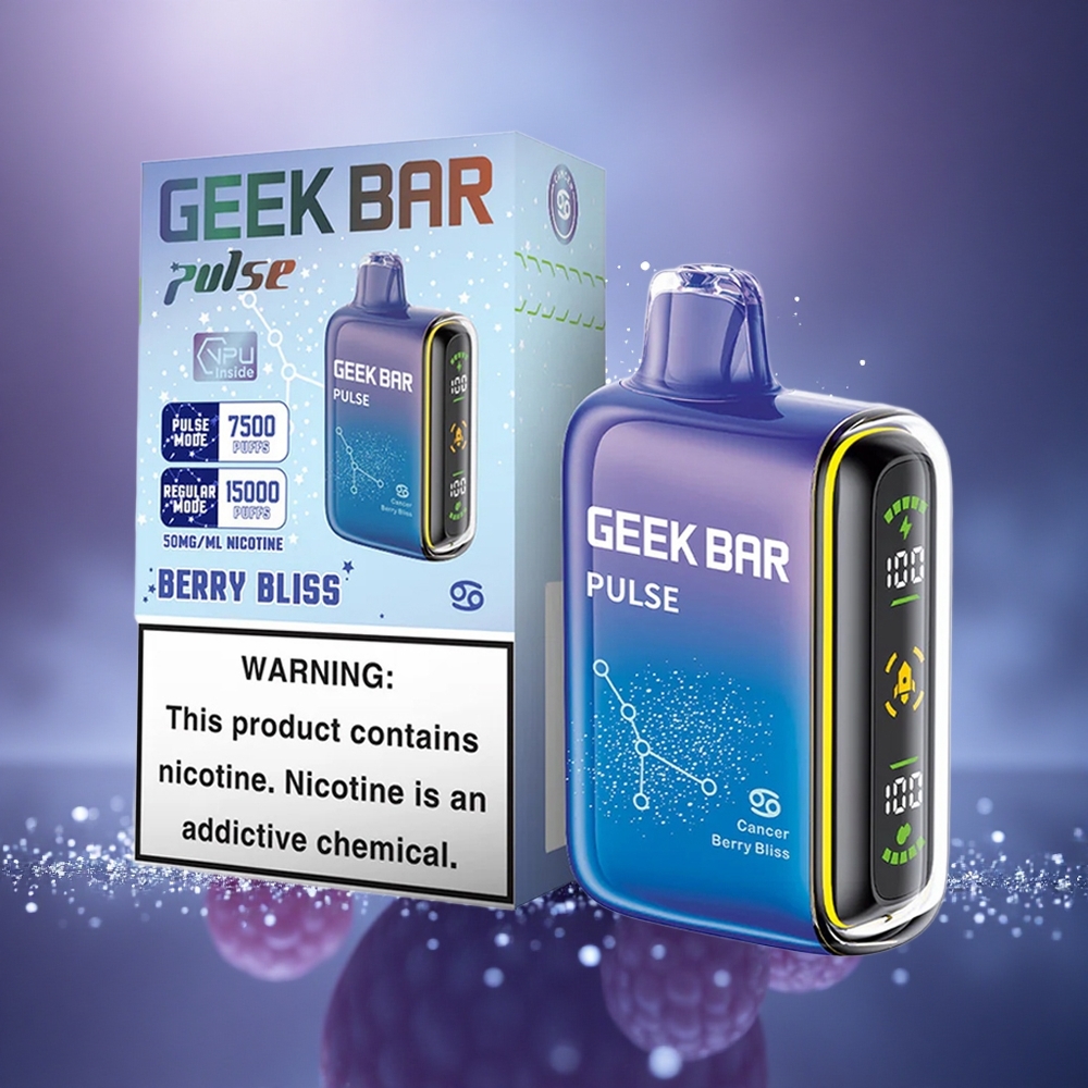 GEEK BAR Pulse 15000 Puffs Édition Zodiac avec 16ML et Flux d\'Air Réglable