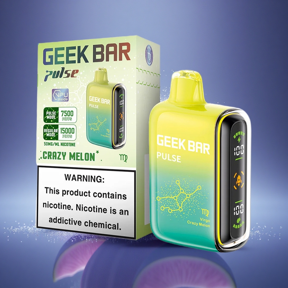 GEEK BAR Pulse 15000 Puffs Édition Zodiac avec 16ML et Flux d\'Air Réglable