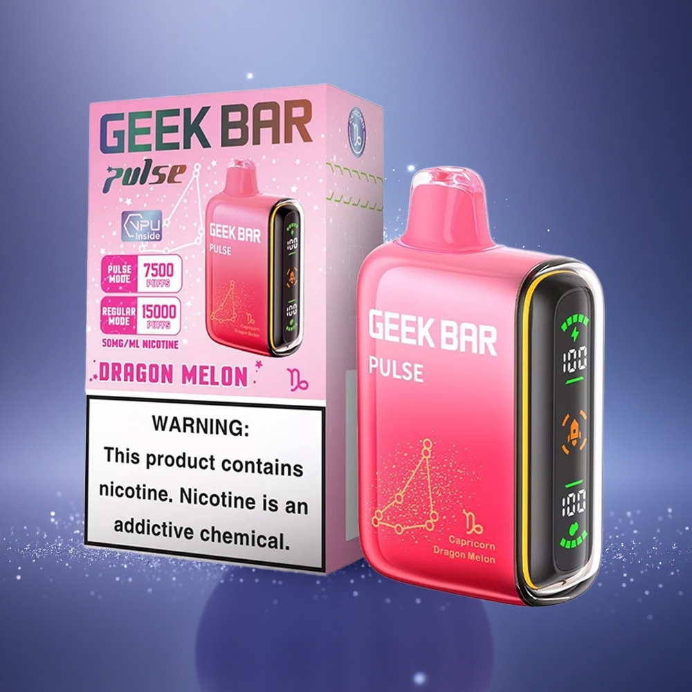 GEEK BAR Pulse 15000 Puffs Édition Zodiac avec 16ML et Flux d\'Air Réglable