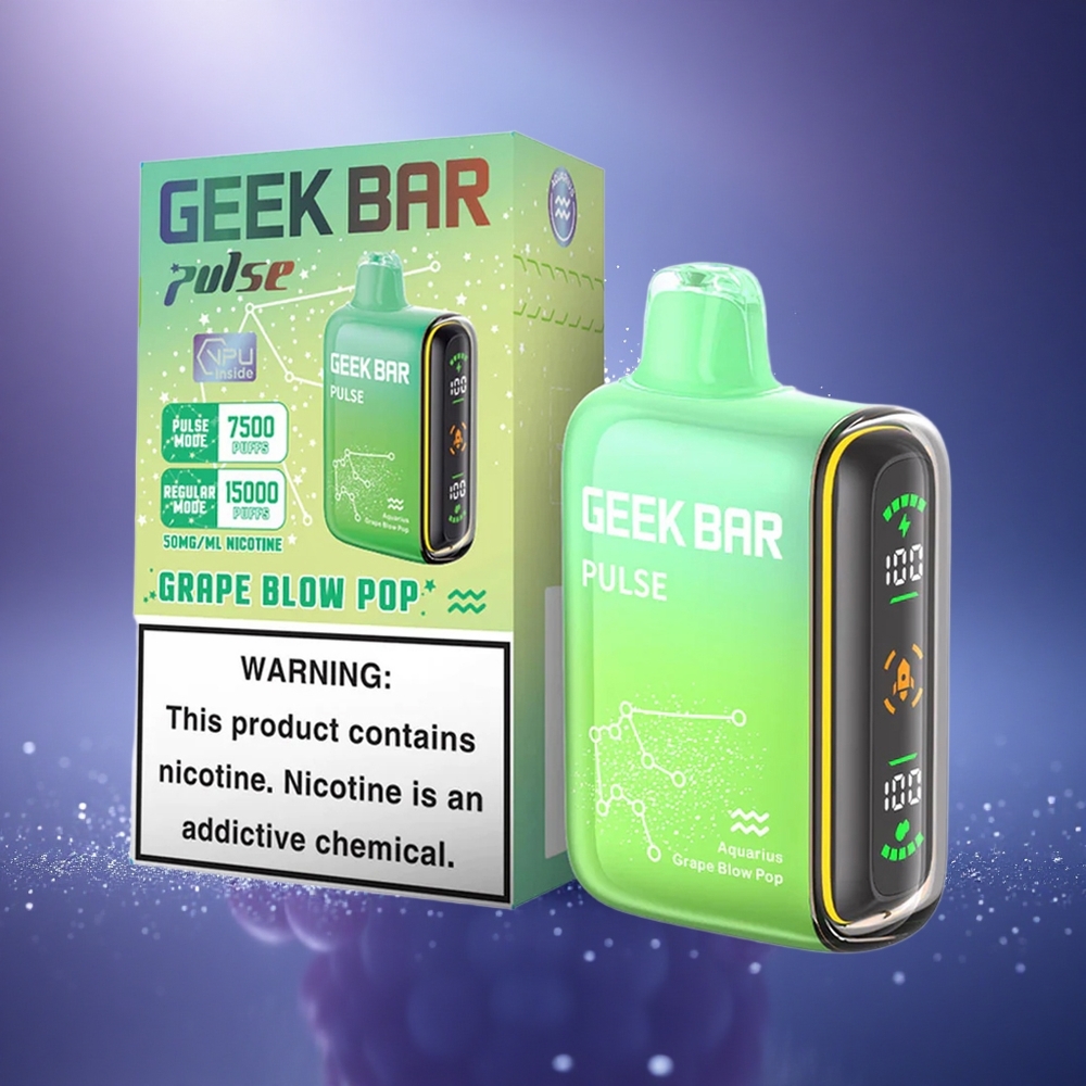 GEEK BAR Pulse 15000 Puffs Édition Zodiac avec 16ML et Flux d\'Air Réglable