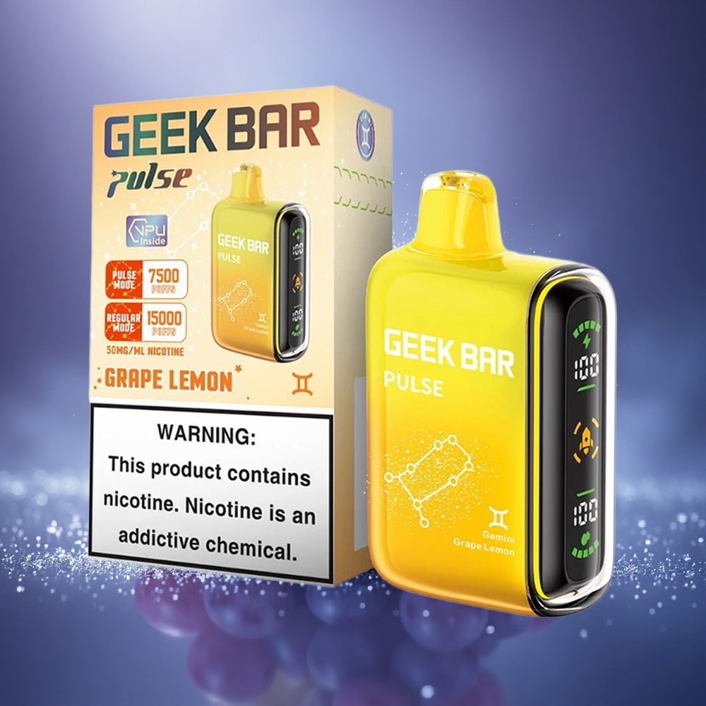 GEEK BAR Pulse 15000 Puffs Édition Zodiac avec 16ML et Flux d\'Air Réglable