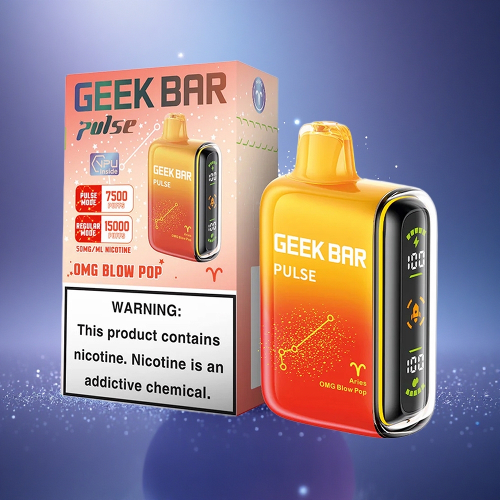 GEEK BAR Pulse 15000 Puffs Édition Zodiac avec 16ML et Flux d\'Air Réglable