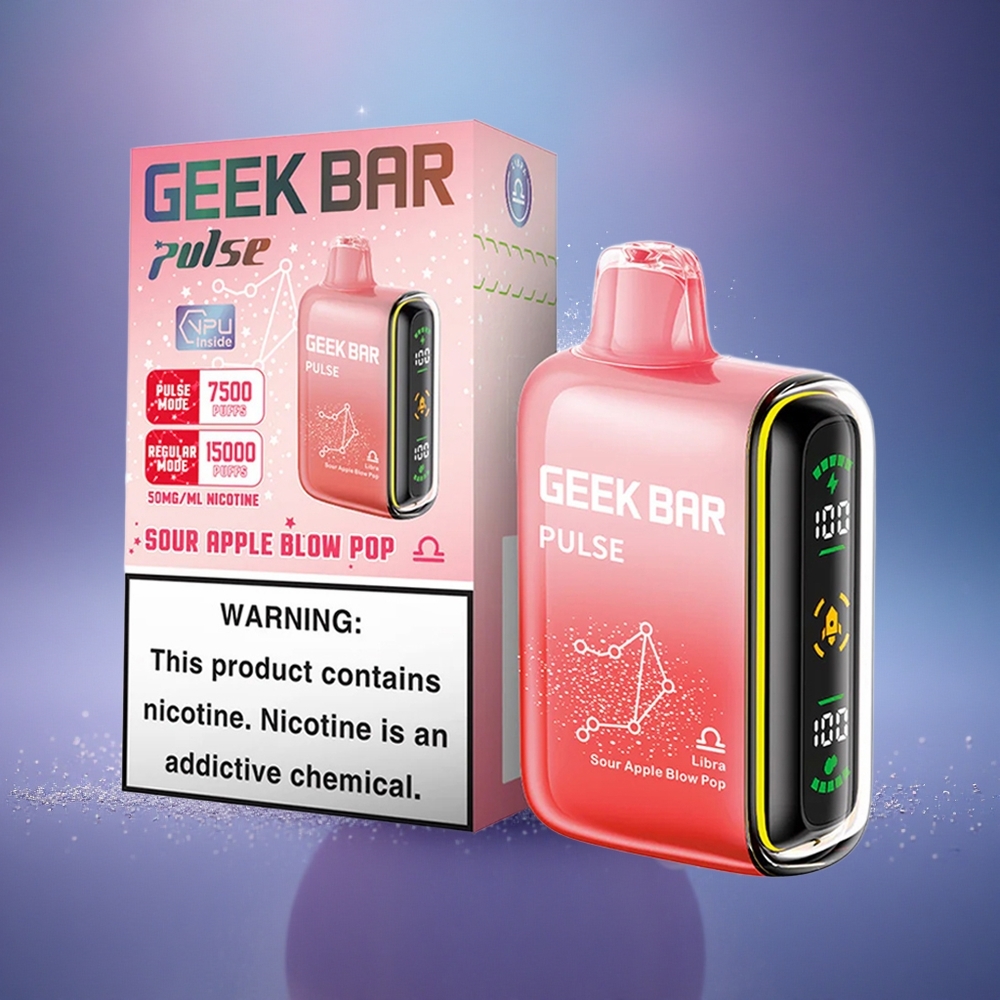 GEEK BAR Pulse 15000 Puffs Édition Zodiac avec 16ML et Flux d\'Air Réglable
