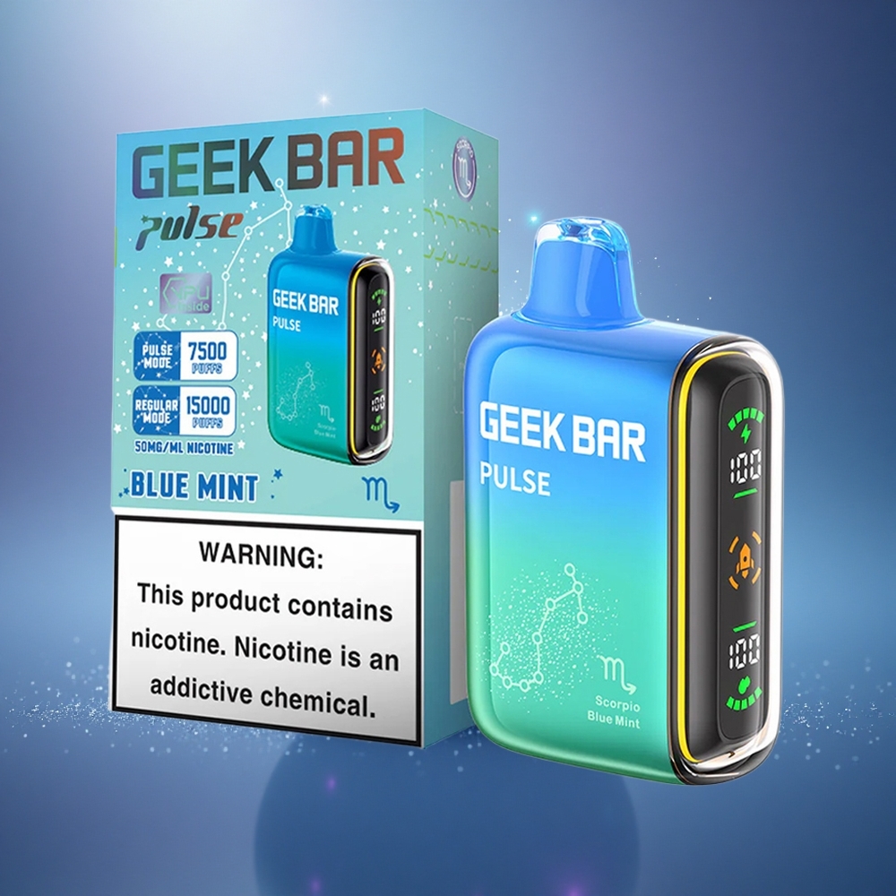 GEEK BAR Pulse 15000 Puffs Édition Zodiac avec 16ML et Flux d\'Air Réglable