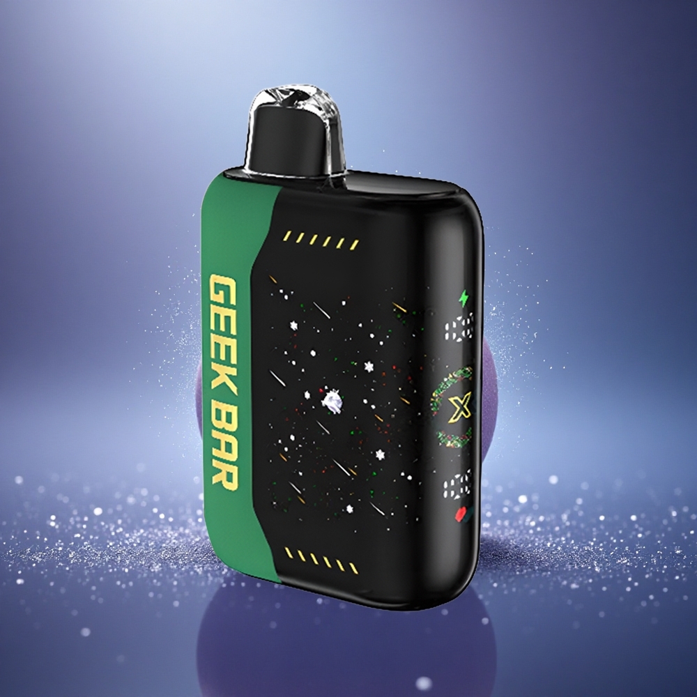 GEEK BAR Pulse X 25000 Puffs Édition Noël : Double Mesh avec Écran Courbé 3D