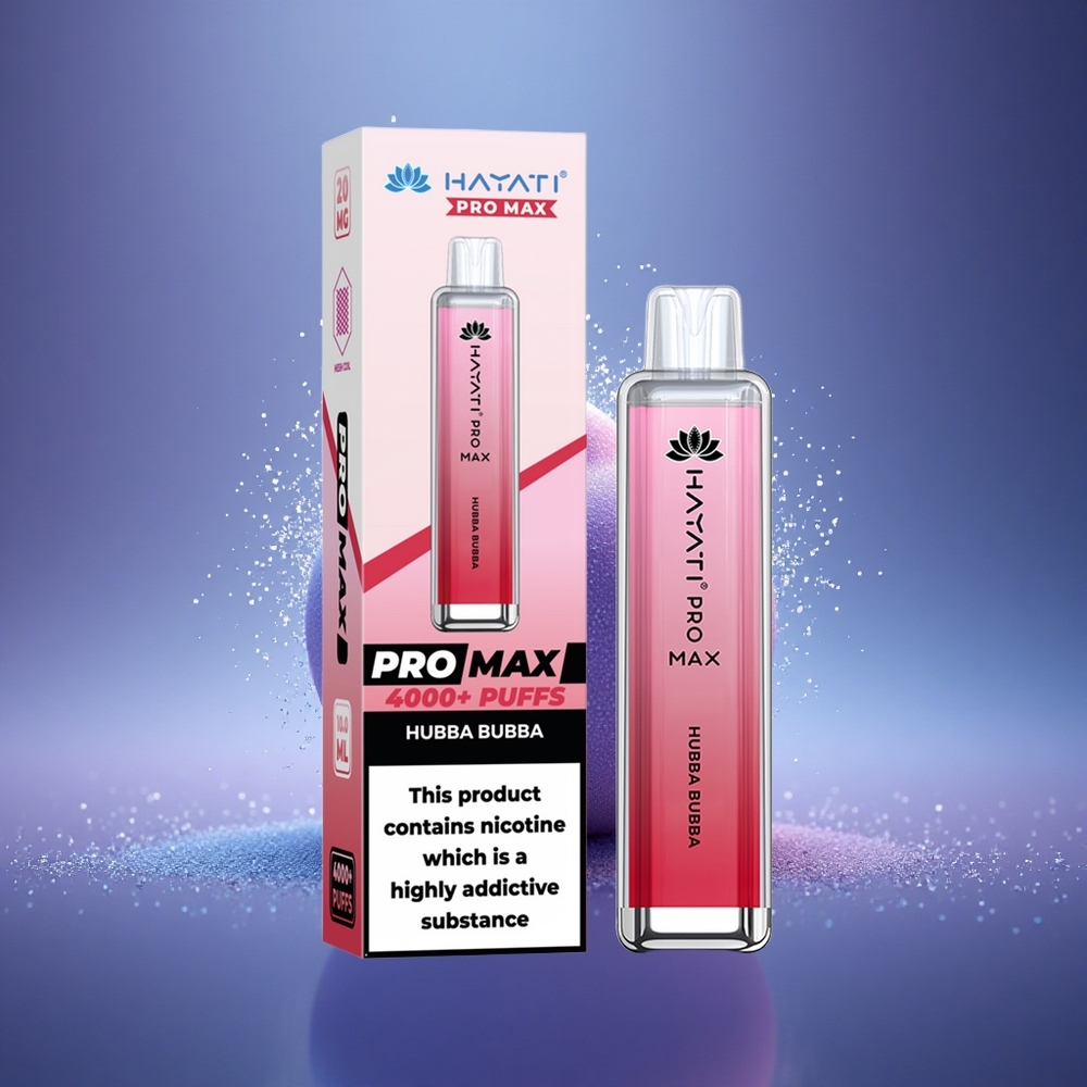 Hayati Pro Max 4000 Puffs Bulle Bubba 2% Dual Mesh Rechargeable