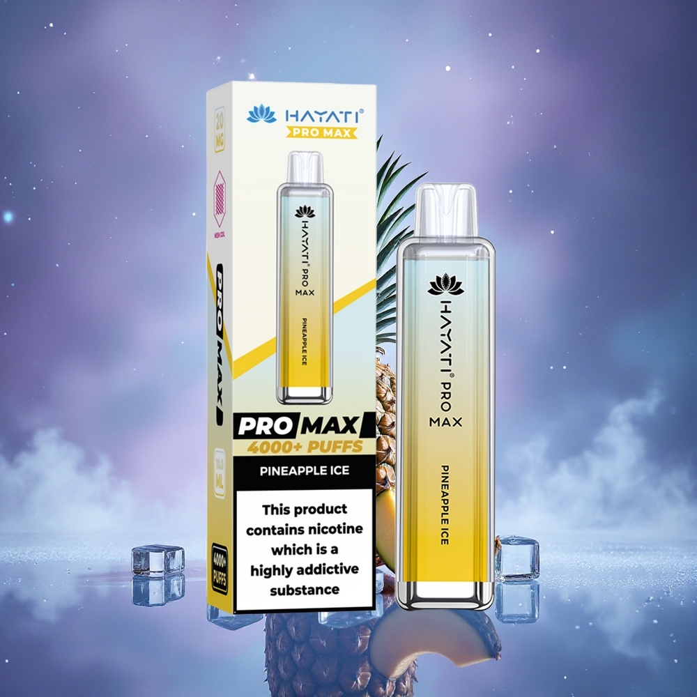 Hayati Pro Max 4000 Puffs Glace Ananas Rechargeable Dual Mesh