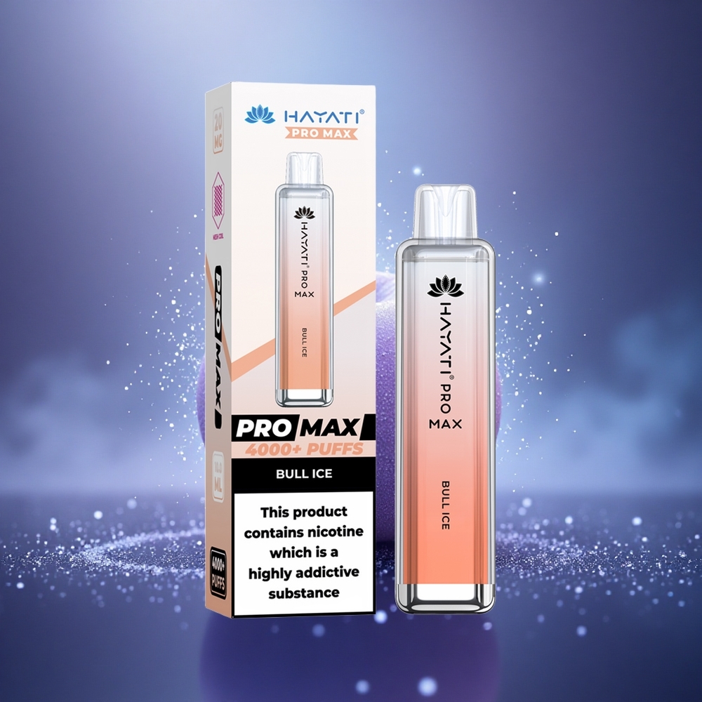 Hayati Pro Max 4000 Puffs Glace Taureau Dual Mesh Rechargeable