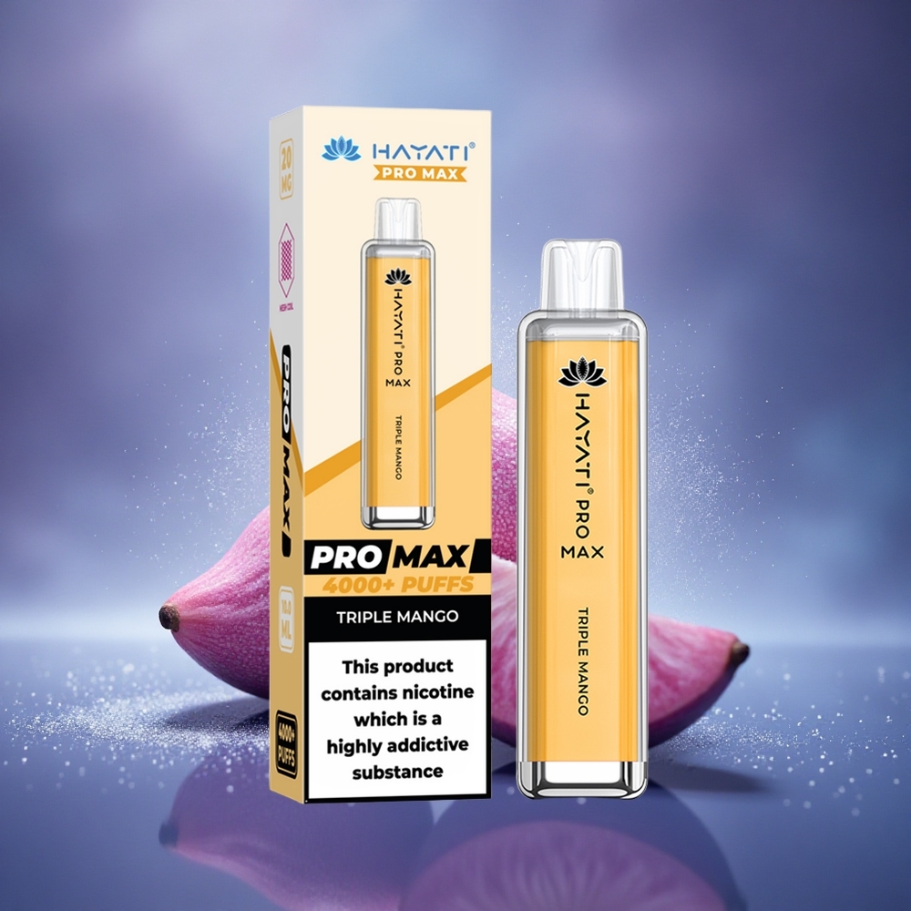 Hayati Pro Max 4000 Puffs Triple Mangue Rechargeable 2ml