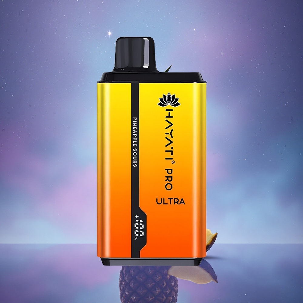 Hayati Pro Ultra 15000 Puffs Ananas Aigres Double 12ml 2%