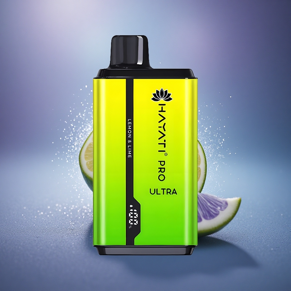 Hayati Pro Ultra 15000 Puffs Citron & Citron Vert Double 24ml 2%