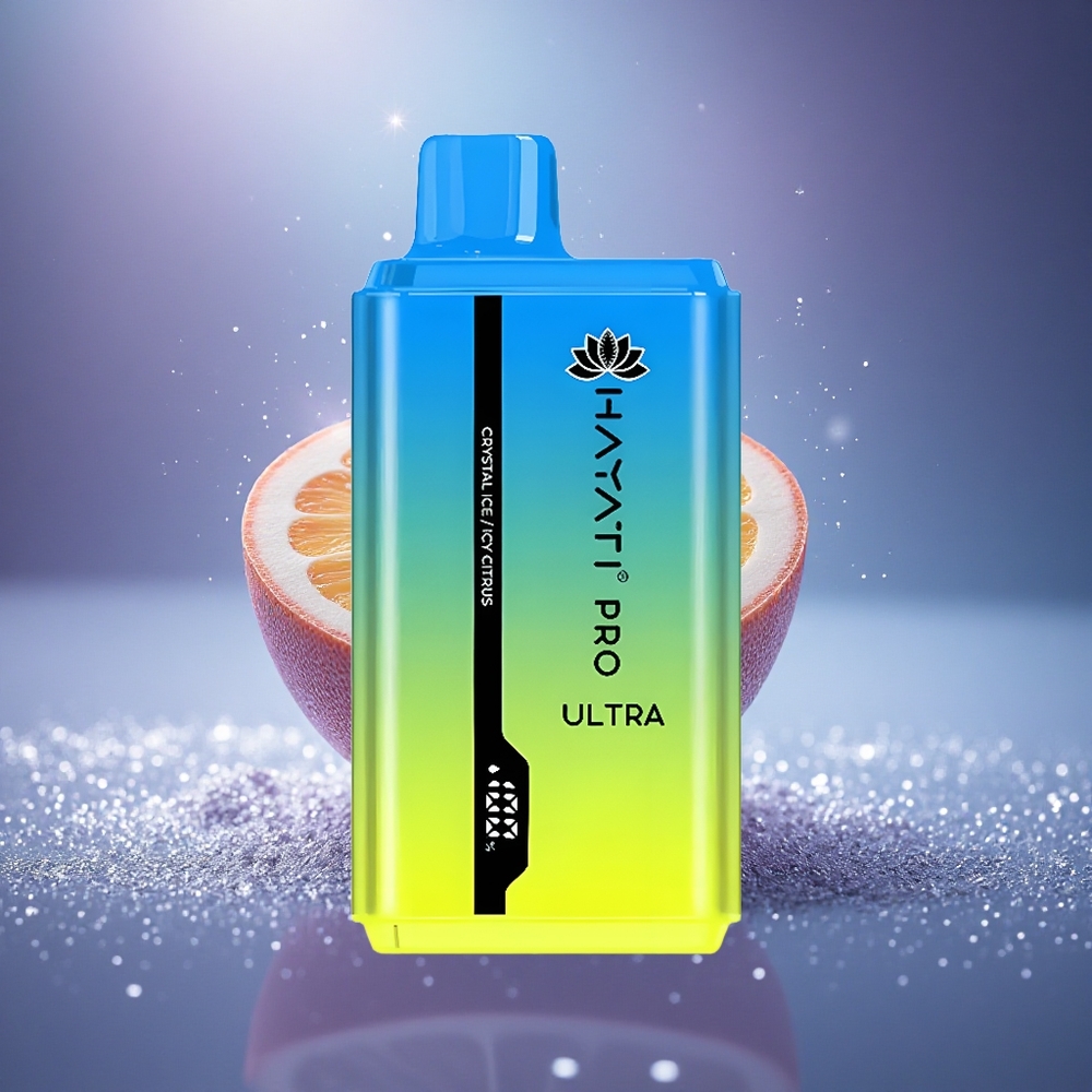 Hayati Pro Ultra 15000 Puffs Citron Glacé Cristallin Double 12ml