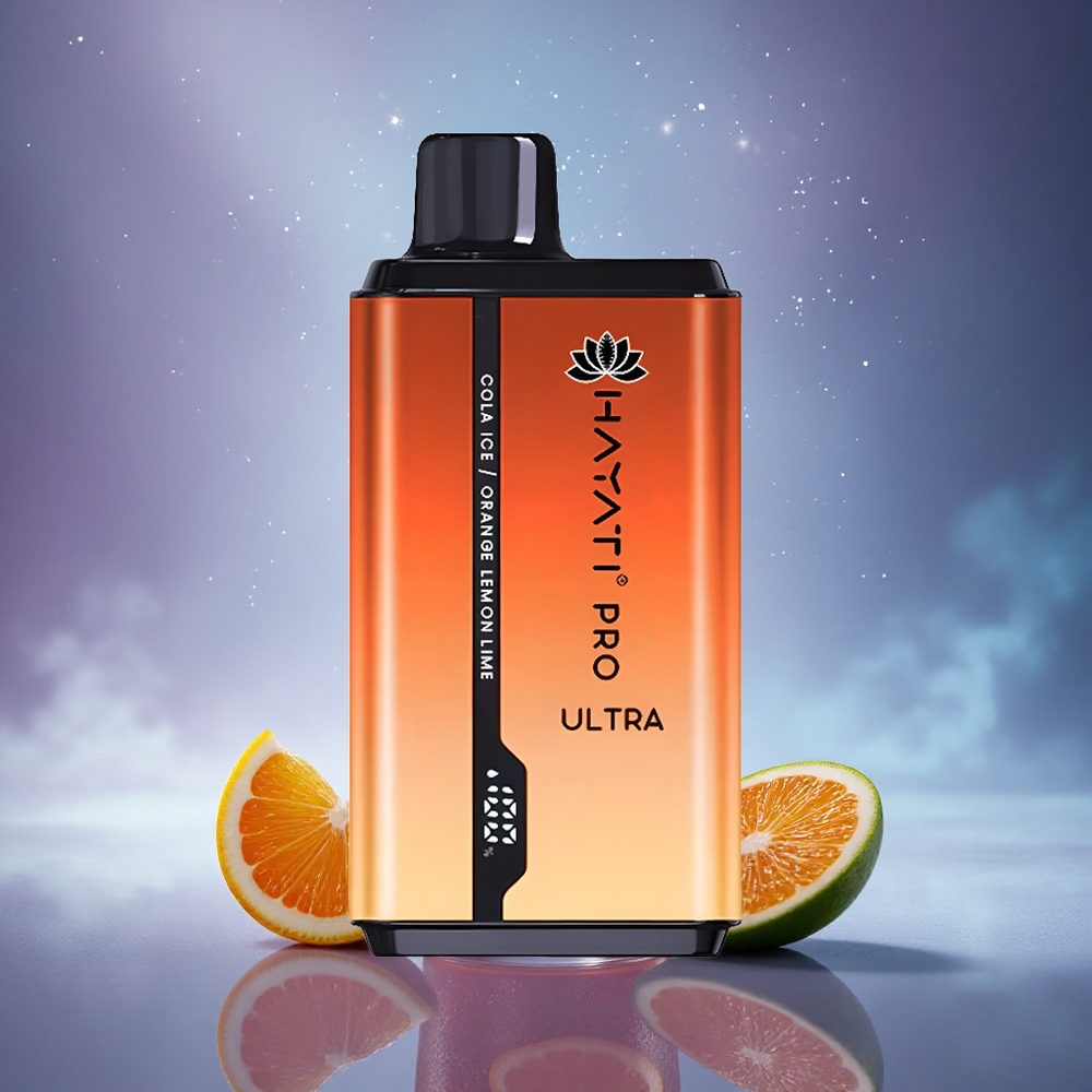 Hayati Pro Ultra 15000 Puffs Cola Glace Orange Citron Vert 15000 Puffs 2 12ml 2%