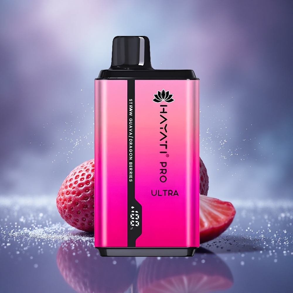 Hayati Pro Ultra 15000 Puffs Fraise Goyave Dragon Baies 850mAh 24ml 2%