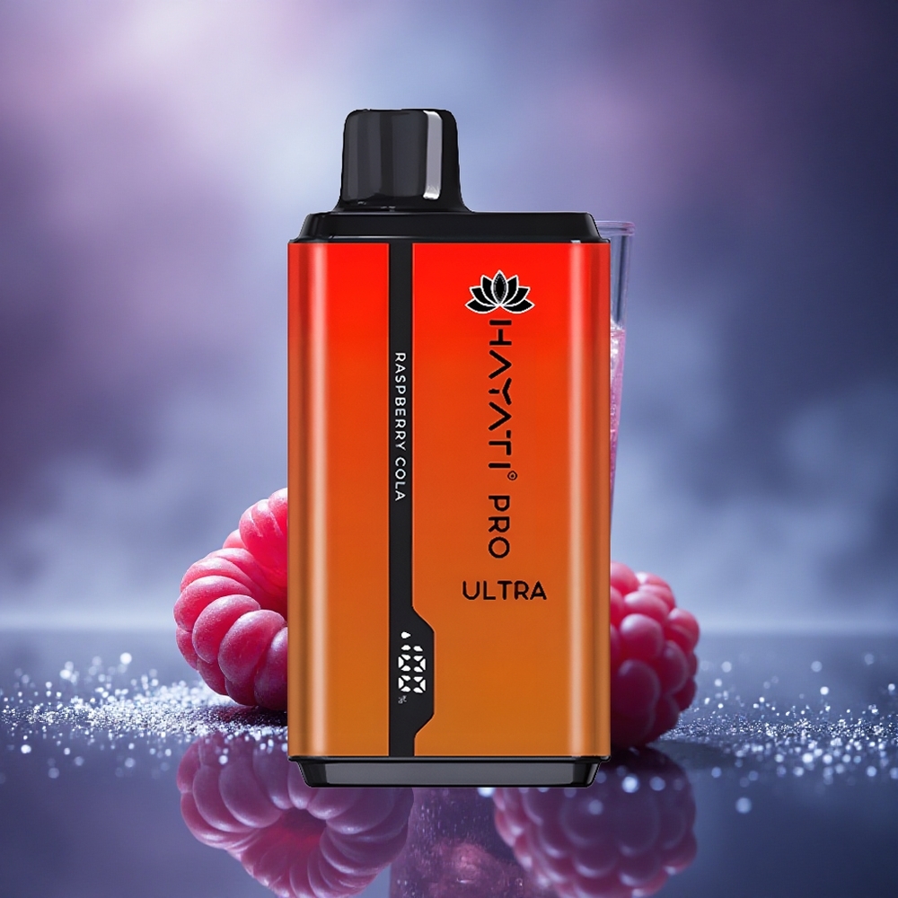 Hayati Pro Ultra 15000 Puffs Framboise Cola 15000 Puffs 2 12ml 2%