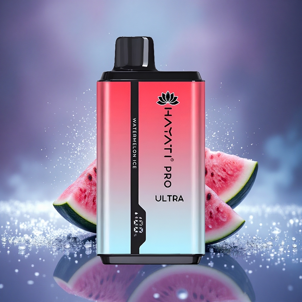 Hayati Pro Ultra 15000 Puffs Glace à la Pastèque 850mAh