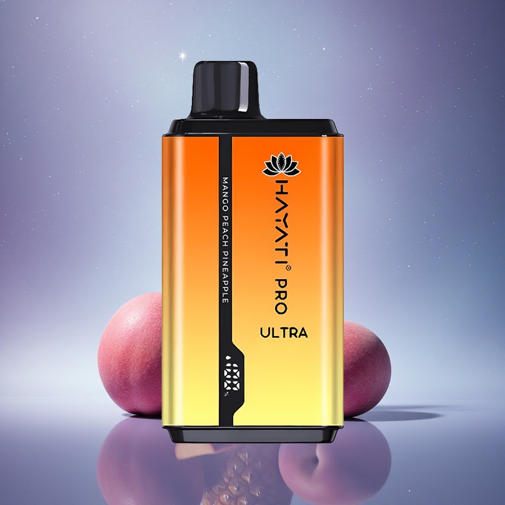 Hayati Pro Ultra 15000 Puffs Mangue Pêche Ananas 850mAh 2%