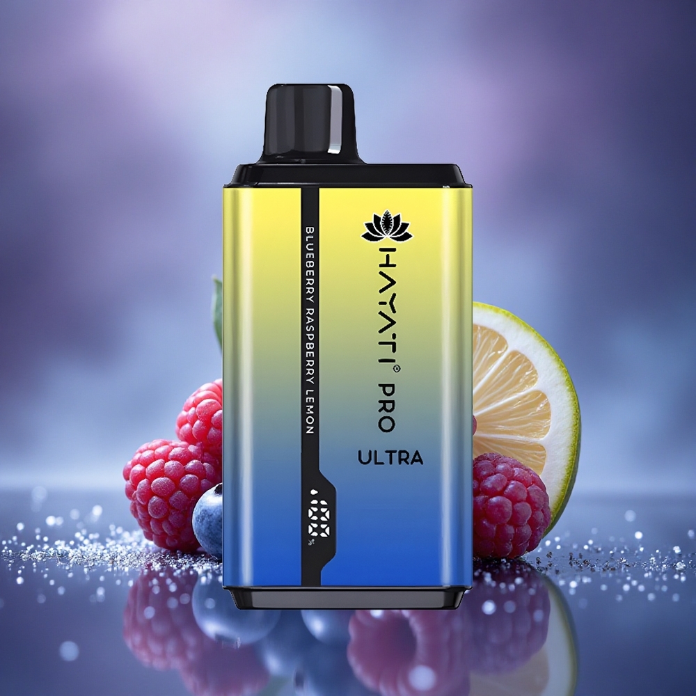 Hayati Pro Ultra 15000 Puffs Myrtille Framboise Citron 850mAh 24ml