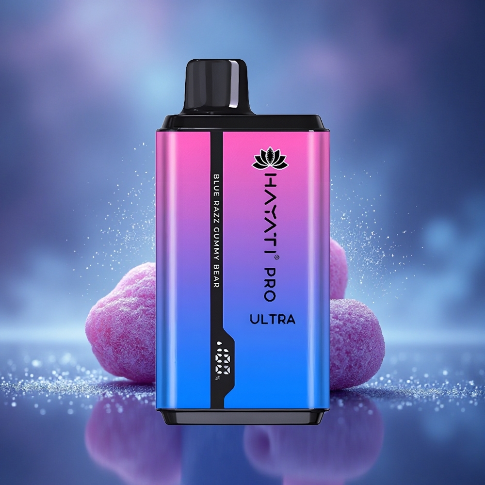 Hayati Pro Ultra 15000 Puffs Ourson Gélifié Bleu Framboise 850mAh 24ml