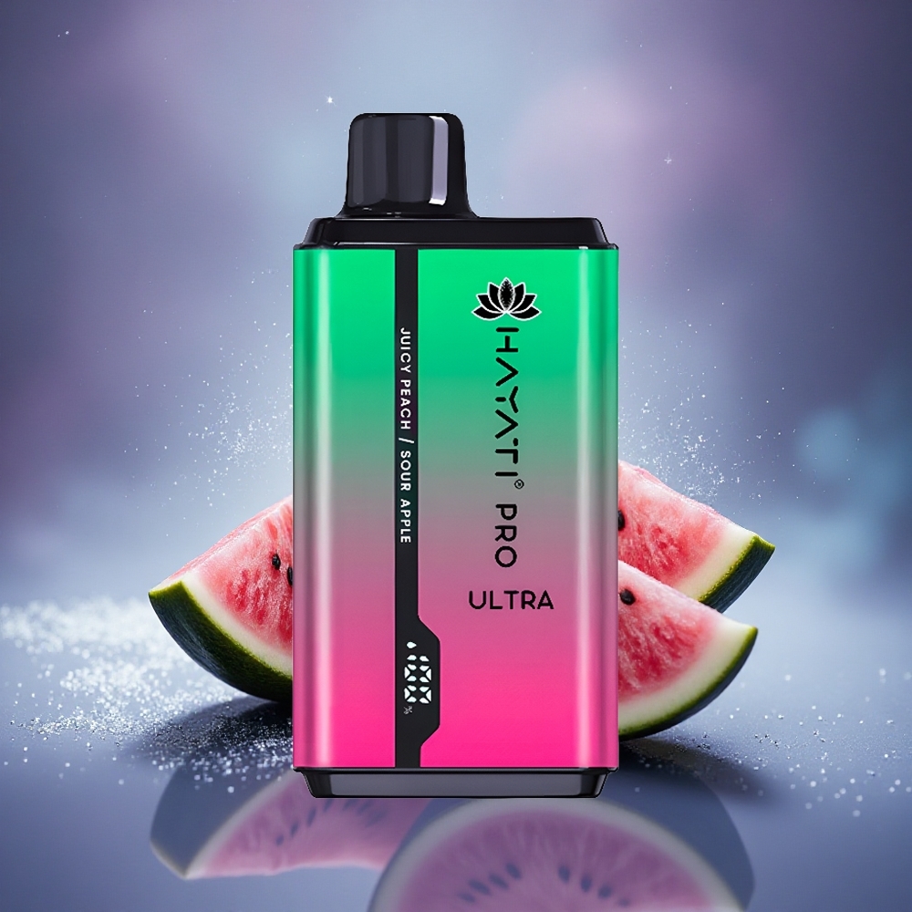Hayati Pro Ultra 15000 Puffs Pastèque Kiwi Fruit de la Passion 850mAh 24ml