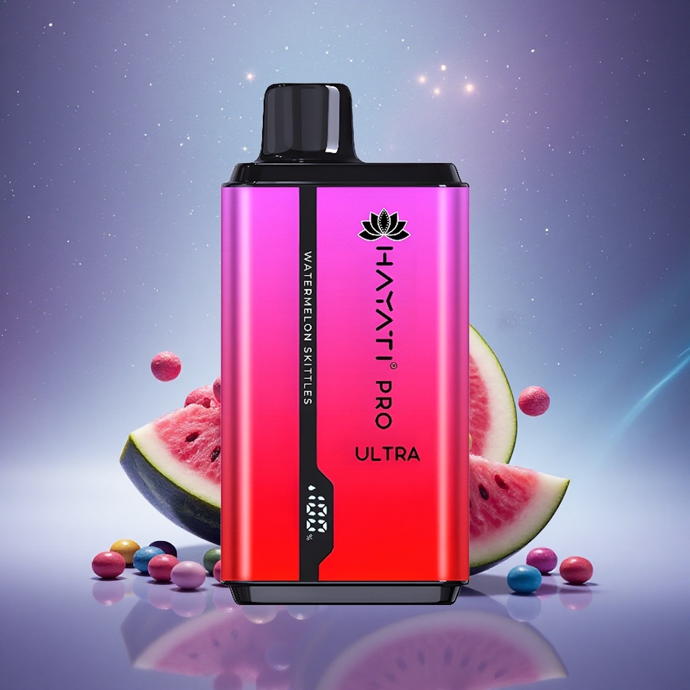 Hayati Pro Ultra 15000 Puffs Skittles Pastèque 15000 Puffs 2 12ml 2%