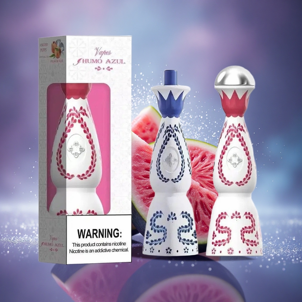 Humo Azul 15000 Puffs Fraise Pastèque 20mL 5% 500mAh