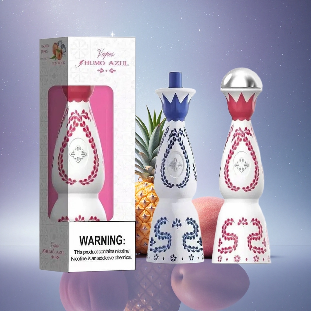 Humo Azul 15000 Puffs Pêche Mangue Ananas 5% 20mL USB-C