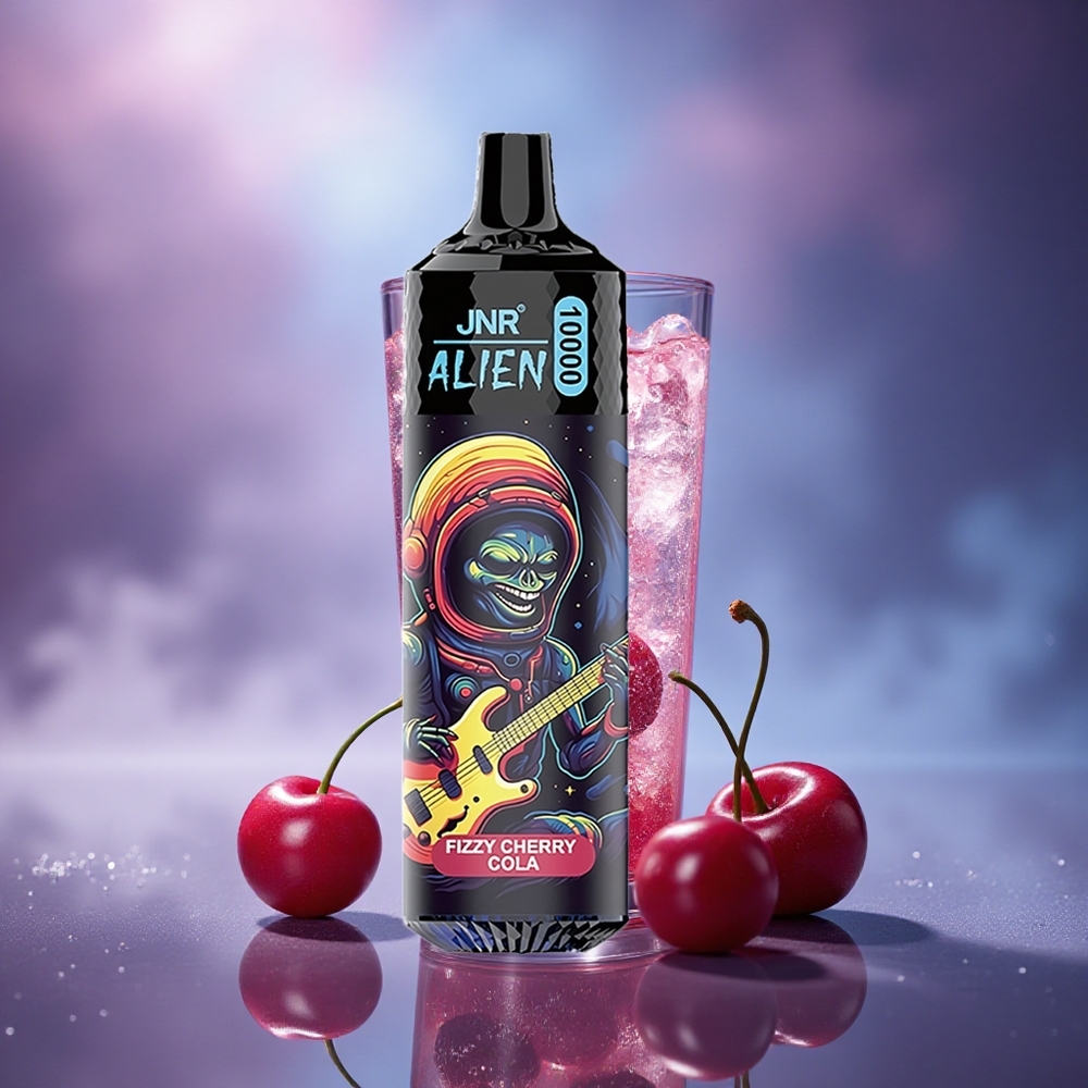 JNR Alien 10000 Cerise Pétillante Cola avec LED RGB et Charge Rapide Type-C