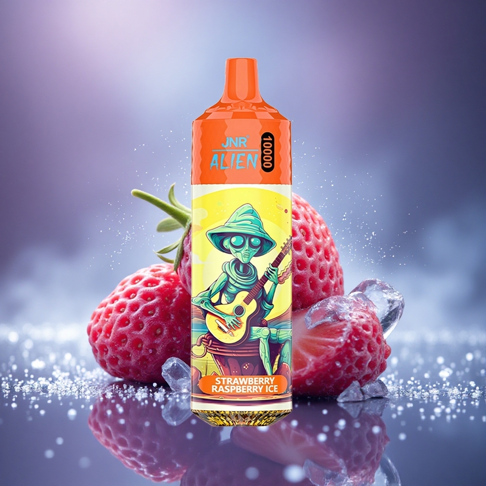 JNR Alien 10000 Glace Fraise Framboise avec LED RGB et Charge Rapide Type-C