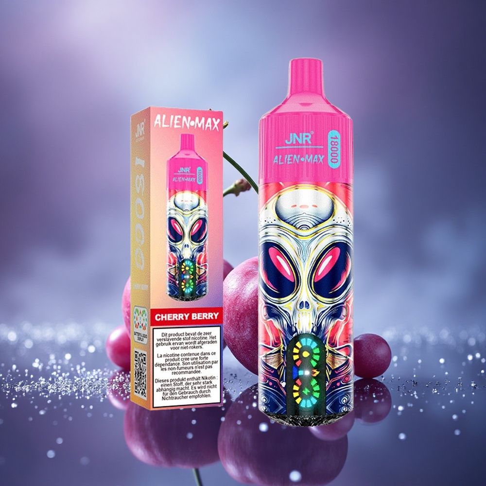 JNR Alien Max 18000 Baie Cerise Double Cœur LED