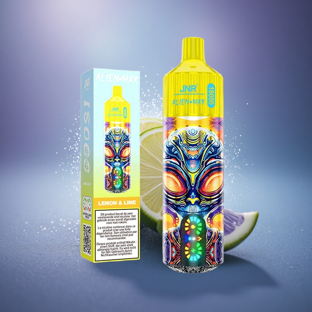JNR Alien Max 18000 Citron & Lime Écran LED Dual Mesh