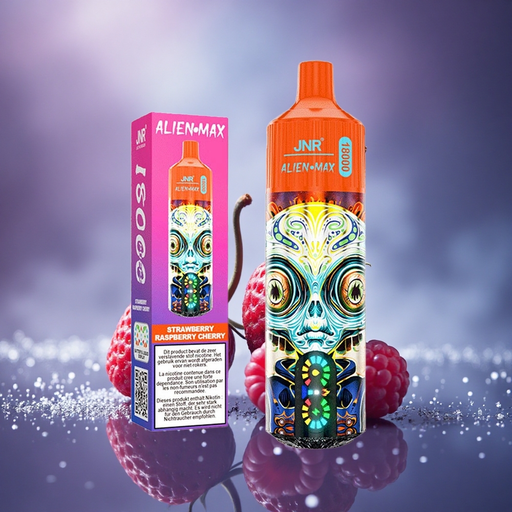 JNR Alien Max 18000 Fraise Framboise Cerise Double Mesh