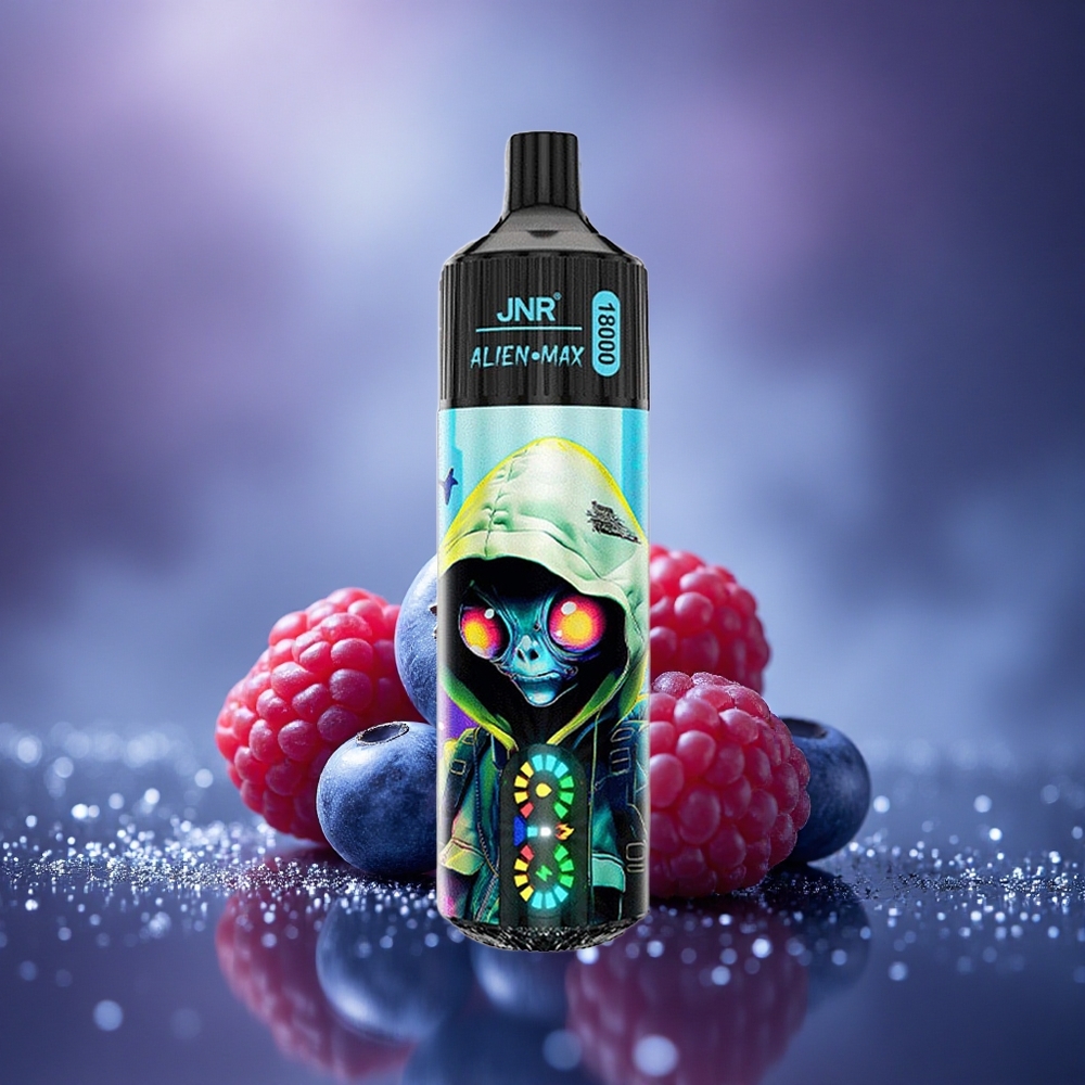 JNR Alien Max 18000 Mûre Framboise Double Coil LED Rapide