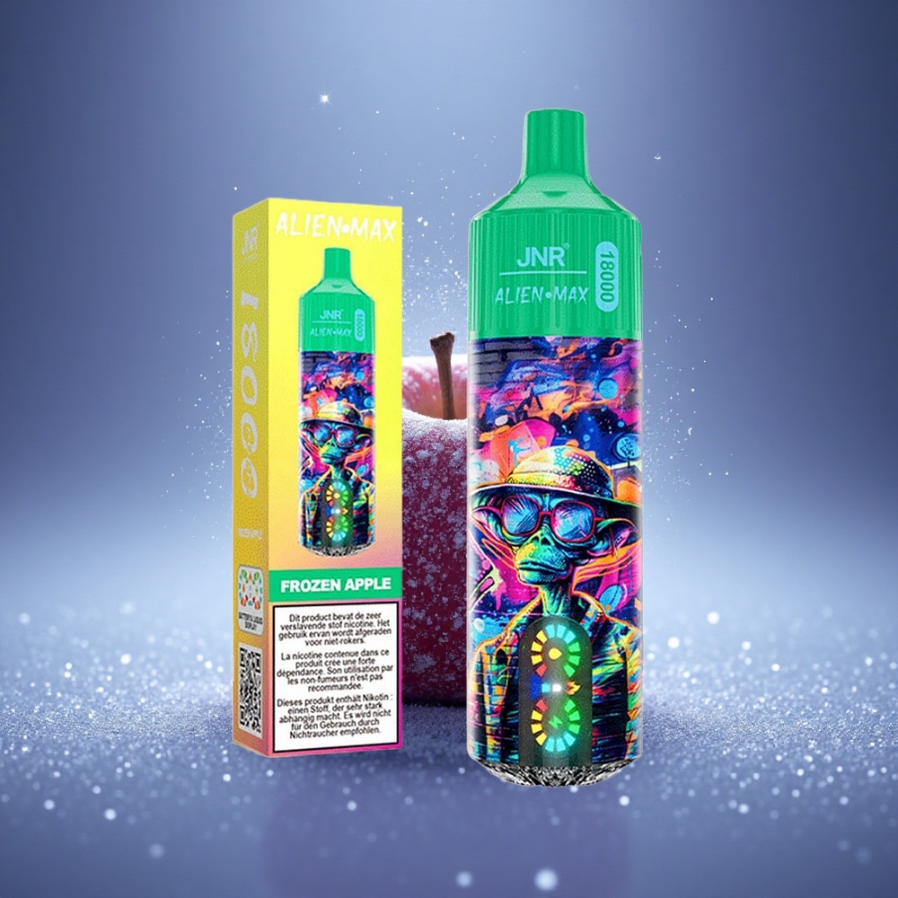 JNR Alien Max 18000 Pomme Gelée Double Cœur & Affichage LED